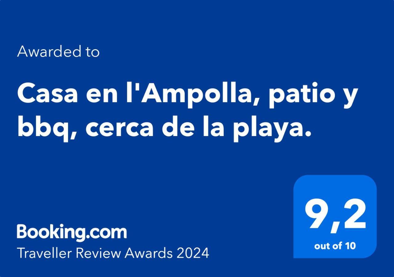 Casa En L'Ampolla, Patio Y Bbq, Cerca De La Playa, Pet Friendly Villa Ngoại thất bức ảnh